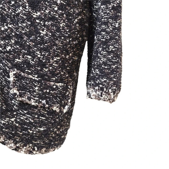 SIGRID OLSEN Women's Plus Oversized Cotton Blend Crochet Cardigan Size 1X Black - Picture 14 of 16